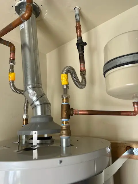 Water heater installation and plumbing repair in Jamestown Village
